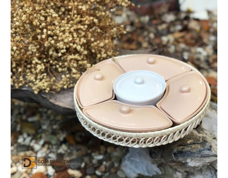 Khay đựng mứt bánh kẹo tết các mẫu Khay đựng mứt bánh kẹo tết các mẫu